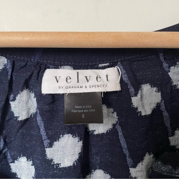 Anthropologie Velvet by Graham & Spencer Shibori Dress Size Small - Picture 6 of 8